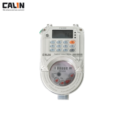 Prepaid Water Meter LoRa Wan STS Standard Class B Precision Plastic Body IP67 Waterproof dla Tanzanii