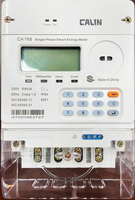20-cyfrowe przedpłacone liczniki energii elektrycznej CE SABS IEC z modemem wtykowym